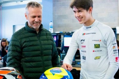 This ex-F1 driver's 'very chill' approach to his son's racing