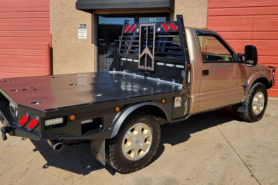 Building This Flatbed Oldsmobile Bravada Work Truck Took 500 Hours. It Shows