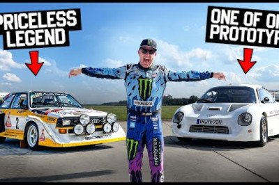 Ken Block Drives Audi’s Rarest Rally Monsters at Audi Tradition
