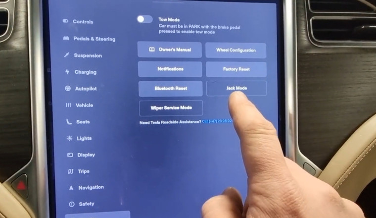 Yes, Some Teslas Really Need A Jack Mode Just To Be Lifted, Here's Why