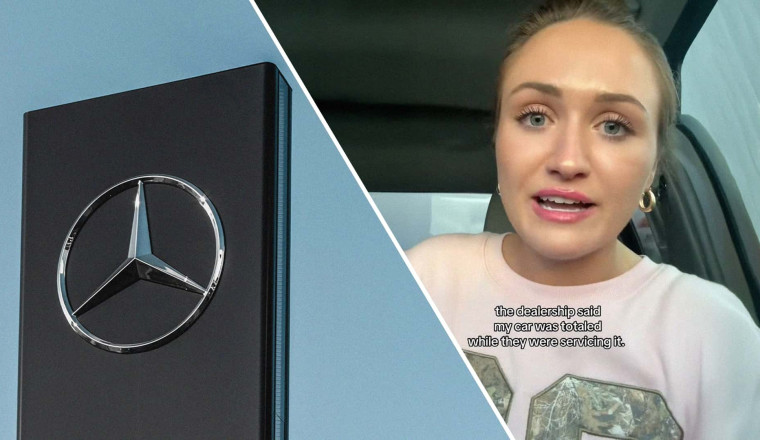 ‘Lawyer Up’: Woman Drops Off Mercedes At Dealership For Oil Change. Then She's Told It’s Totaled, Costs $27K To ‘Fix 5 Wires’