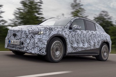 Official pics: Electric Mercedes GLC ramps up for September debut
