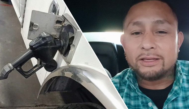 Man Fills Up His Truck. Then He Pulls Out a Trick for When the Handle Clicks and Stops Pumping