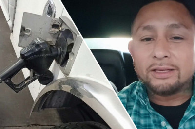 Man Fills Up His Truck. Then He Pulls Out a Trick for When the Handle Clicks and Stops Pumping