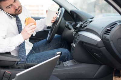 How 15m drivers multitask behind the wheel - and some activities are downright disgusting...