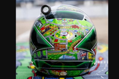 Incredible NASCAR Helmet Art Alert