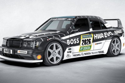 Enjoy These Pictures Of The HWA Evo In A Retro DTM-Inspired Livery