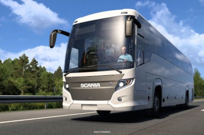 Here’s A Proper Look At Euro Truck Simulator 2’s New Coach Driving Mode