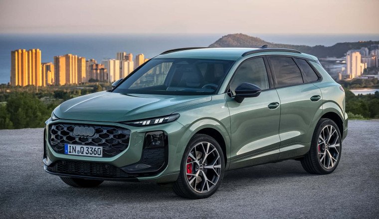 The New Audi Q3 Gets Split Lights and a Column Shifter