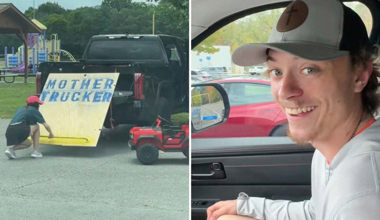 2 Men Spot a Mom Loading a Mini Car Into Her Truck. Then They Discover Her Ingenious Method for Transporting It