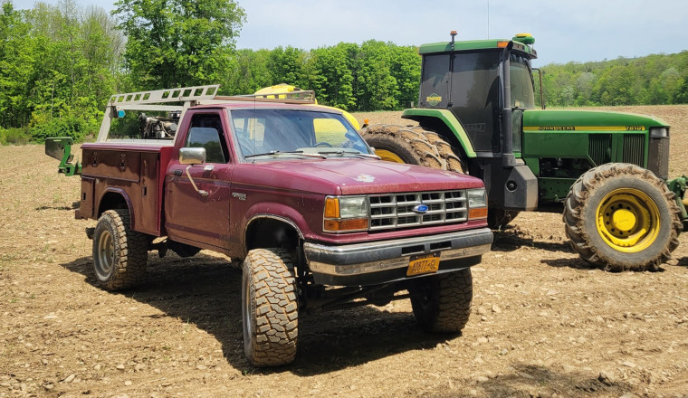 This Old John Deere-Powered Ford Ranger Service Truck Will Outlast Us All