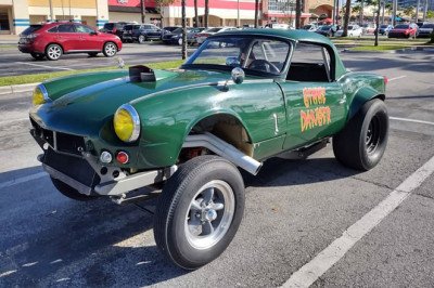 This Triumph Spitfire Gasser Is Extremely Good