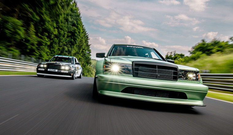 HWA Evo Mercedes super saloon will race at the Nurburging 24h