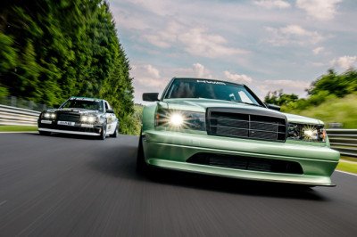 HWA Evo Mercedes super saloon will race at the Nurburging 24h