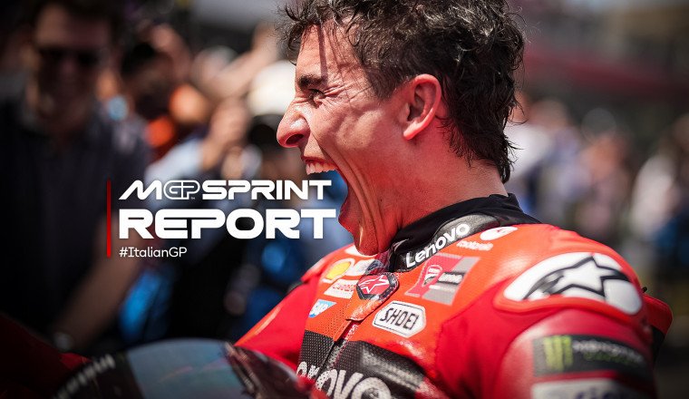 Marc Marquez battles to Mugello Sprint win as sparks fly early on