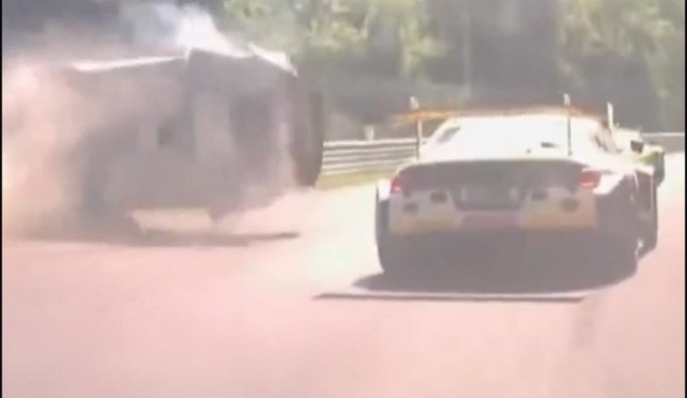 Post-race penalty for airborne crash changes Nurburgring 24H winner