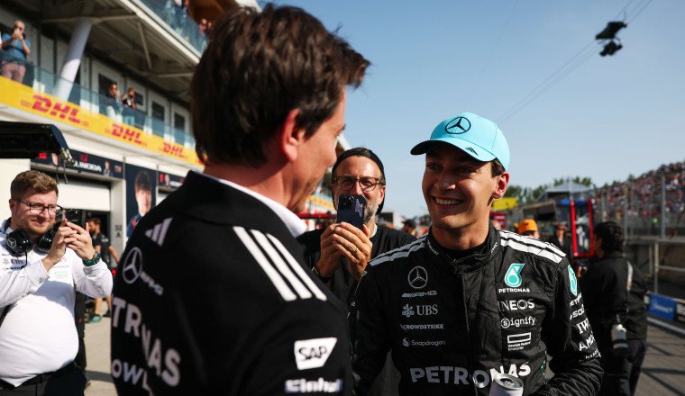 Wolff says Russell’s Canada win does not affect his future
