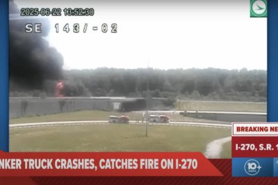 Massive Fire In Ohio Caused By Pickup Driver Who Hit A Tanker Truck Then Fled The Scene