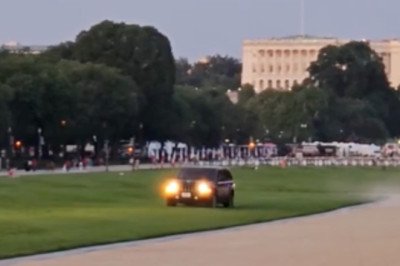 Guy Drives On National Mall After Letting Intrusive Thoughts Win