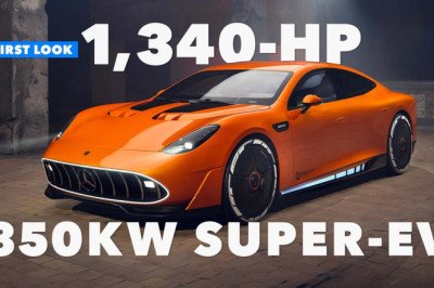 Mercedes-AMG's New Super Sedan Revealed: Insane Power, V-8 Noises
