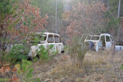Two Old Rivals Rust Together in the Alps
