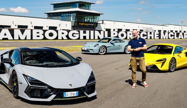 WATCH: McLaren Artura, Porsche 911 S/T, Lamborghini Revuelto Track Test