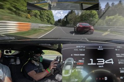Watch The Rimac Nevera Pass Fast Cars On The Nürburgring Like They're Standing Still