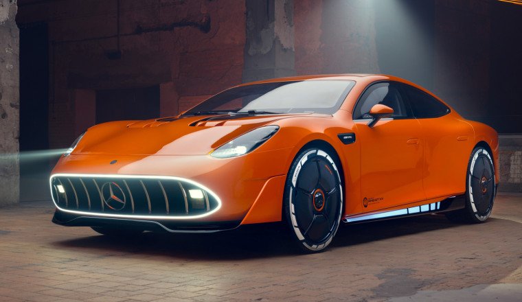 Mercedes Concept AMG GT XX Uses 3 Teeny Tiny Motors To Make A Bonkers 1,341 HP With A Top Speed Of More Than 223 MPH