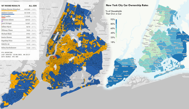 NYC's Upset Election Was Drawn Along An Odd Line: Car Ownership