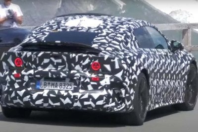 Spied: AMG's New 4-Door Supercar Caught Testing In the Alps