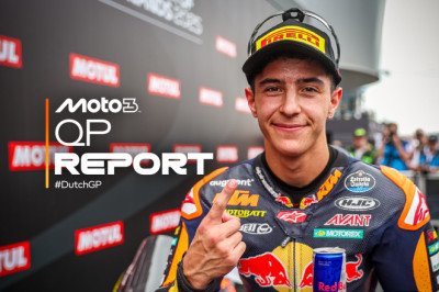 0.066 covers Moto3™ front row as Rueda snatches pole from teammate Carpe