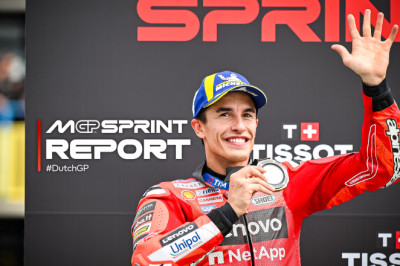 Marc Marquez fends off Alex Marquez for Assen Sprint glory