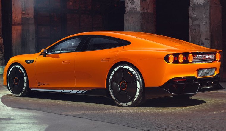 Mercedes electric family supercar of tomorrow: Concept AMG GT XX hits 224mph and adds 250 miles of range in 5 mins
