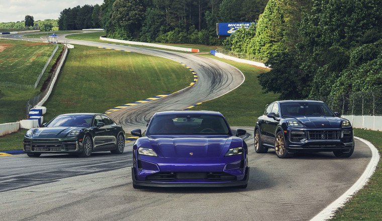 Porsche breaks new ground with Cayenne Turbo GT and Panamera Turbo S E-Hybrid lap records at Road Atlanta