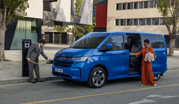 Volkswagen adds electric variants of Transporter Shuttle and Kombi