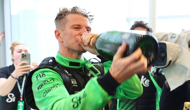 Hulkenberg revels in ‘incredible’ maiden F1 podium