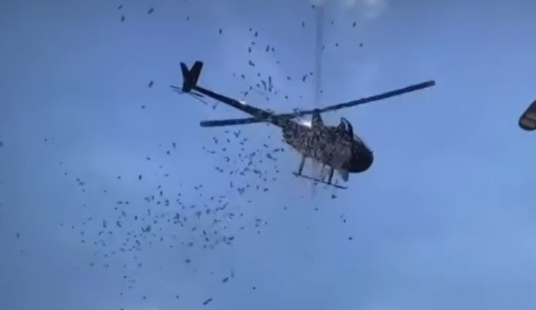 Money Dropped From Helicopter Over Funeral Of Detroit Car Wash Owner
