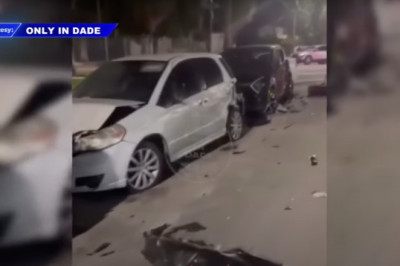 Florida Tesla Cybertruck Driver, Allegedly Racing Lamborghini Urus, Hits 8 Parked Cars Because Of Course