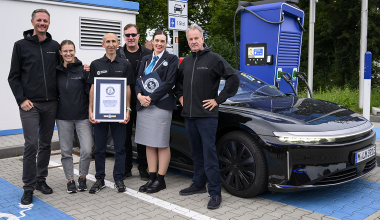 Lucid Shatters World Record With 749-Mile Drive On A Single Charge