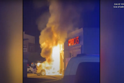 Three-Car Crash In Utah Ends With Exploding Domino's Pizza Restaurant