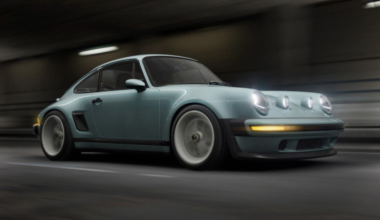 Global dynamic debut of the Porsche 911 Carrera Coupe Reimagined by Singer at Goodwood Festival of Speed