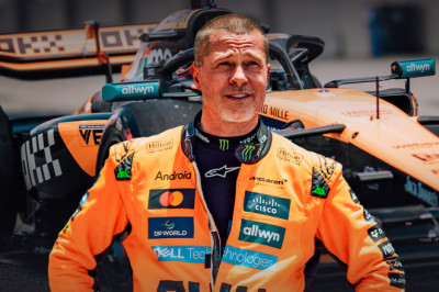 Brad Pitt drives Norris’ F1 car in Austin