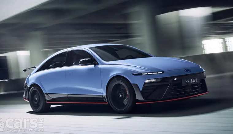 New Hyundai Ioniq 6 N BLASTS in to Goodwood with 641bhp