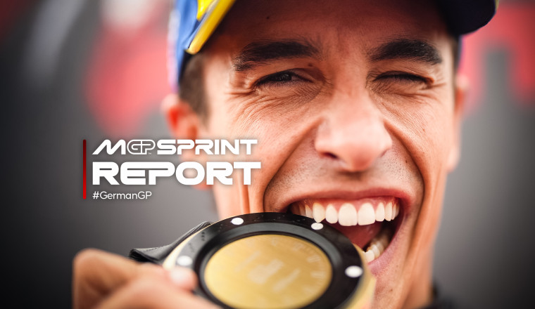 Marc Marquez beats Bezzecchi on final lap to clinch Sachsenring gold