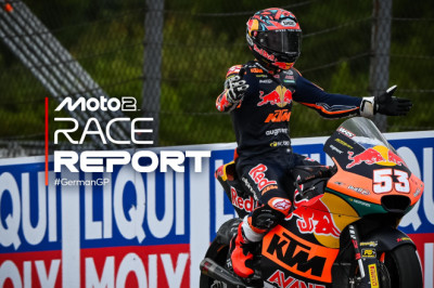Öncü victorious in drama-filled Moto2 encounter