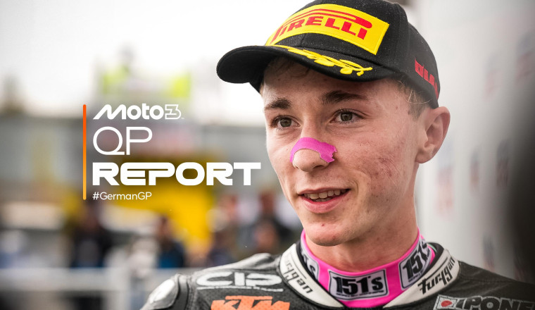 Ogden takes career-first pole in wet Sachsenring qualifying