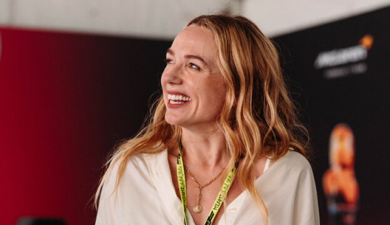 F1 The Movie's Kerry Condon meets her real world pit wall counterparts