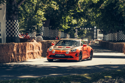Alpine A110 R Ultime wows the crowds as it stars in Goodwood Festival of Speed's timed shootout