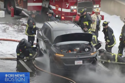 Road Debris Causes Chevrolet Equinox EV Battery Fire, Boston Traffic Mayhem Ensues