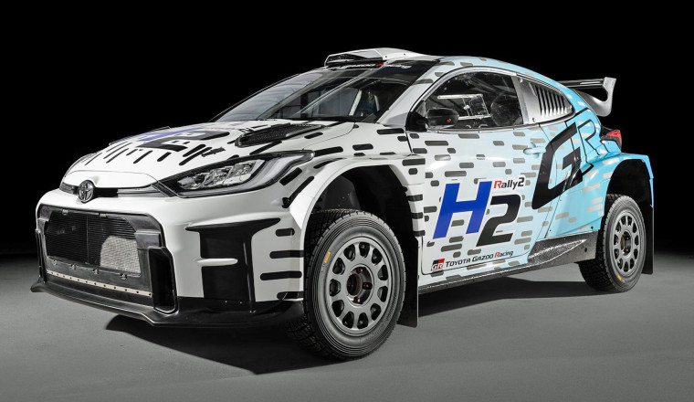 Toyota has built a GR Yaris rally car powered by hydrogen